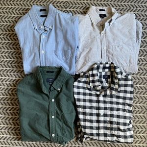 (LOT OF 4) J. Crew slim oxford shirts men’s S